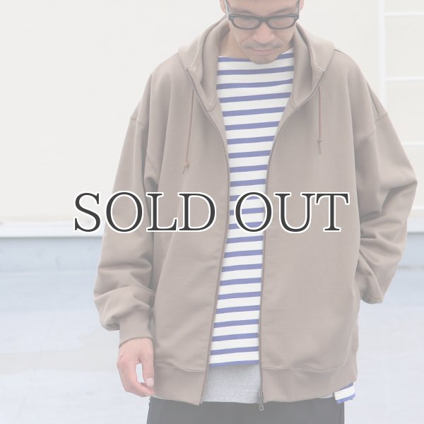 画像5: 16オンス ハードコンパクト ヘビー裏毛 XL スタンドフード ZIPパーカー【MADE IN JAPAN】【送料無料】『日本製』 / Upscape Audience (5)