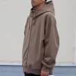 画像7: 16オンス ハードコンパクト ヘビー裏毛 XL スタンドフード ZIPパーカー【MADE IN JAPAN】【送料無料】『日本製』 / Upscape Audience (7)