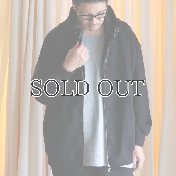 画像13: 16オンス ハードコンパクト ヘビー裏毛 XL スタンドフード ZIPパーカー【MADE IN JAPAN】【送料無料】『日本製』 / Upscape Audience (13)