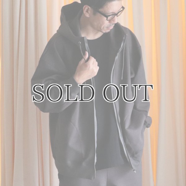 画像17: 16オンス ハードコンパクト ヘビー裏毛 XL スタンドフード ZIPパーカー【MADE IN JAPAN】【送料無料】『日本製』 / Upscape Audience (17)