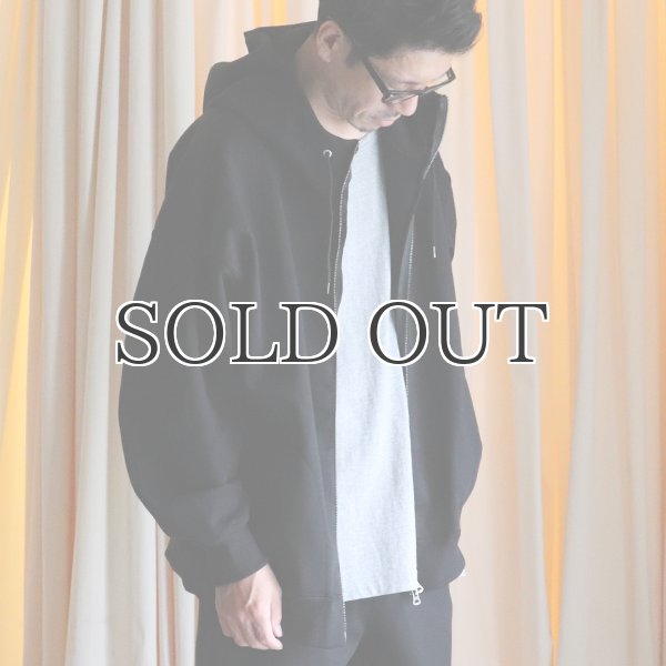 画像14: 16オンス ハードコンパクト ヘビー裏毛 XL スタンドフード ZIPパーカー【MADE IN JAPAN】【送料無料】『日本製』 / Upscape Audience (14)