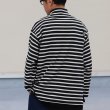 画像16: Basque10オンス（バスク天竺）フレンチボーダー モックネック ボクシー Tee【MADE IN JAPAN】『日本製』/ Upscape Audience (16)