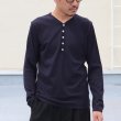 画像2: 【RE PRICE/価格改定】コーマ天竺 Vヘンリー L/S Tee【MADE IN JAPAN】『日本製』/ Upscape Audience (2)