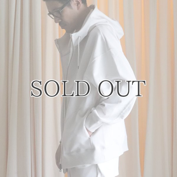 画像4: 16オンス ハードコンパクト ヘビー裏毛 XL スタンドフード ZIPパーカー【MADE IN JAPAN】【送料無料】『日本製』 / Upscape Audience (4)