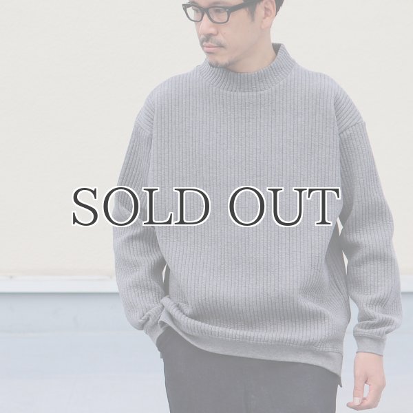 画像20: 「尾州」コットンキルト モックネック プルオーバー【MADE IN JAPAN】『日本製』 / Upscape Audience (20)