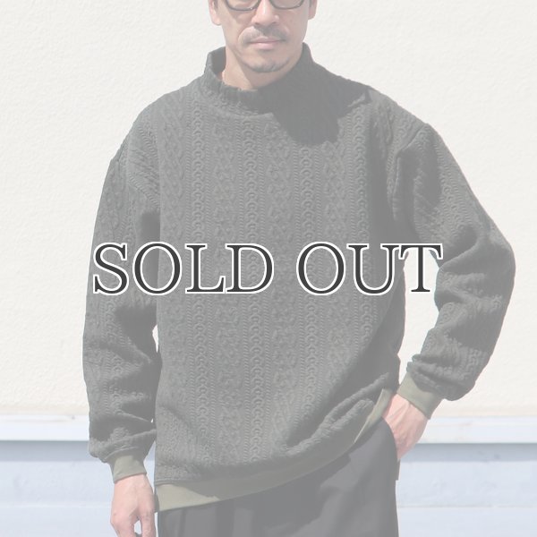 画像18: 「尾州」コットンキルト モックネック プルオーバー【MADE IN JAPAN】『日本製』 / Upscape Audience (18)