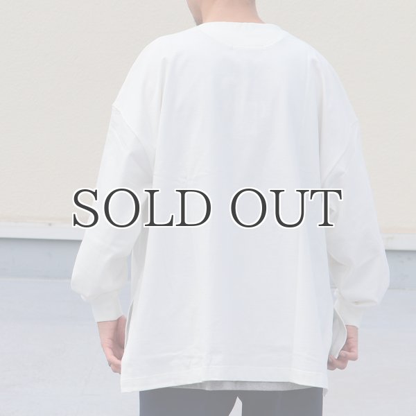 画像6: VORTEX 8オンス(MVS天竺)サイドスリット Aライン ボクシー長袖Tee【MADE IN JAPAN】『日本製』/ Upscape Audience (6)