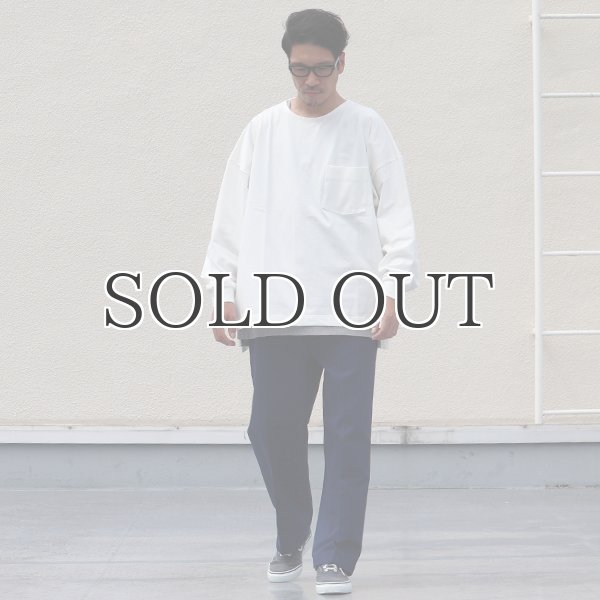 画像7: VORTEX 8オンス(MVS天竺)サイドスリット Aライン ボクシー長袖Tee【MADE IN JAPAN】『日本製』/ Upscape Audience (7)