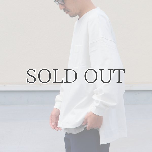 画像12: VORTEX 8オンス(MVS天竺)サイドスリット Aライン ボクシー長袖Tee【MADE IN JAPAN】『日本製』/ Upscape Audience (12)