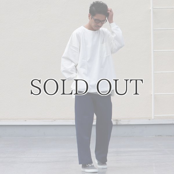 画像8: VORTEX 8オンス(MVS天竺)サイドスリット Aライン ボクシー長袖Tee【MADE IN JAPAN】『日本製』/ Upscape Audience (8)