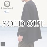 画像: VORTEX 8オンス（MVS天竺）サイドスリット Aライン ボクシー長袖Tee【MADE IN JAPAN】『日本製』/ Upscape Audience