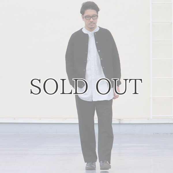 画像8: 「尾州」コットンキルト ノーカラー スナップジャケット【MADE IN JAPAN】『日本製』【送料無料】 / Upscape Audience (8)