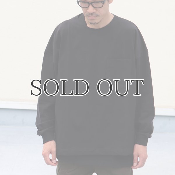画像3: VORTEX 8オンス(MVS天竺)サイドスリット Aライン ボクシー長袖Tee【MADE IN JAPAN】『日本製』/ Upscape Audience (3)