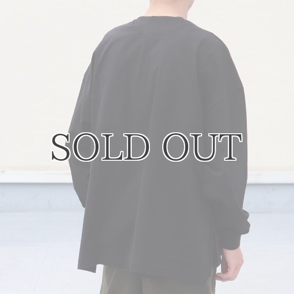 画像6: VORTEX 8オンス(MVS天竺)サイドスリット Aライン ボクシー長袖Tee【MADE IN JAPAN】『日本製』/ Upscape Audience (6)