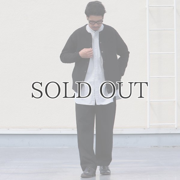 画像7: 「尾州」コットンキルト ノーカラー スナップジャケット【MADE IN JAPAN】『日本製』【送料無料】 / Upscape Audience (7)