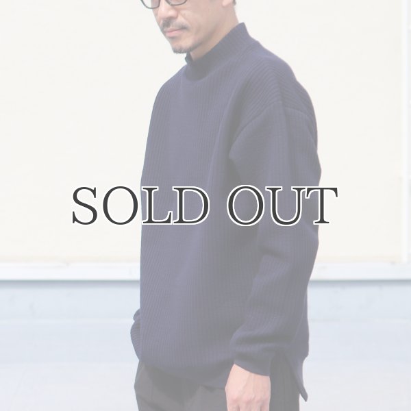 画像5: 「尾州」コットンキルト モックネック プルオーバー【MADE IN JAPAN】『日本製』 / Upscape Audience (5)