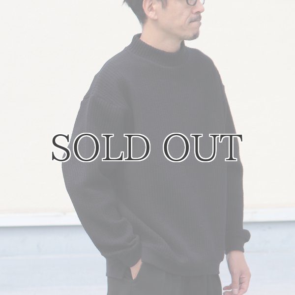 画像4: 「尾州」コットンキルト モックネック プルオーバー【MADE IN JAPAN】『日本製』 / Upscape Audience (4)