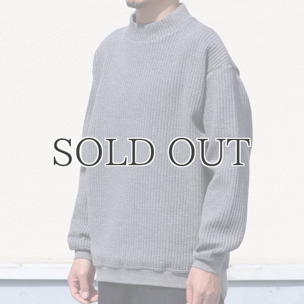画像9: 「尾州」コットンキルト モックネック プルオーバー【MADE IN JAPAN】『日本製』 / Upscape Audience (9)