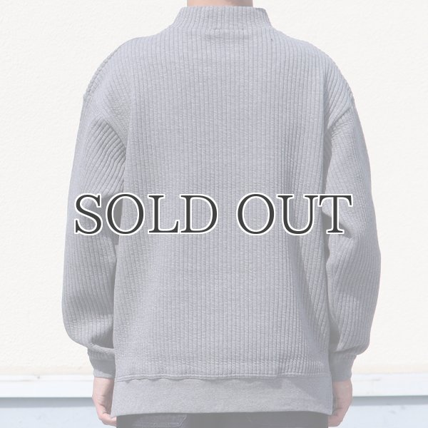 画像11: 「尾州」コットンキルト モックネック プルオーバー【MADE IN JAPAN】『日本製』 / Upscape Audience (11)