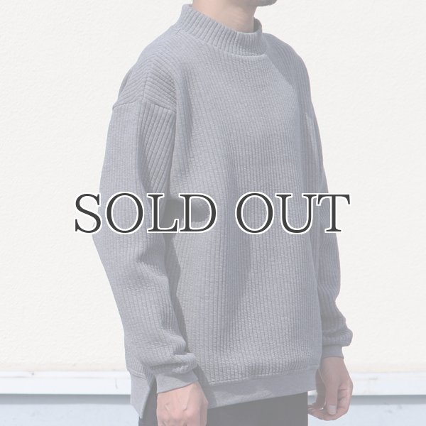 画像12: 「尾州」コットンキルト モックネック プルオーバー【MADE IN JAPAN】『日本製』 / Upscape Audience (12)