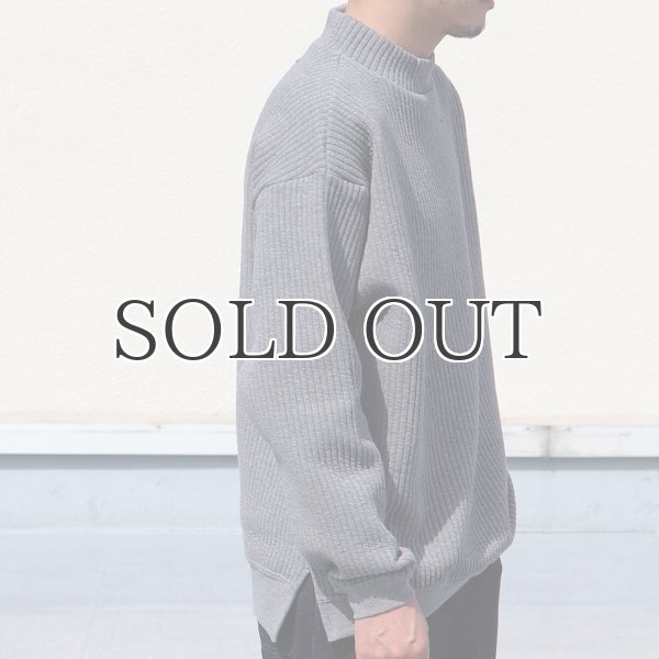 画像7: 「尾州」コットンキルト モックネック プルオーバー【MADE IN JAPAN】『日本製』 / Upscape Audience (7)
