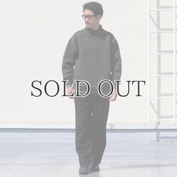 画像6: 「尾州」コットンキルト モックネック プルオーバー【MADE IN JAPAN】『日本製』 / Upscape Audience (6)