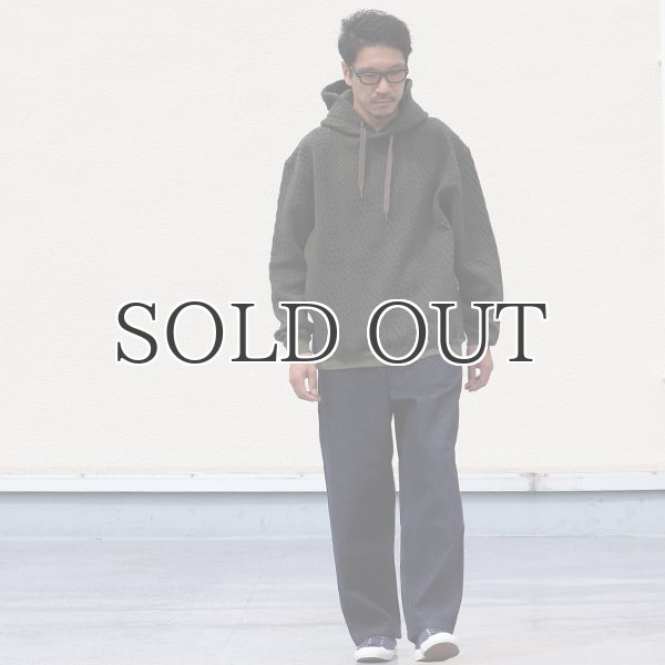 画像6: 「尾州」コットンキルト プルオーバー パーカー【MADE IN JAPAN】『日本製』【送料無料】 / Upscape Audience (6)