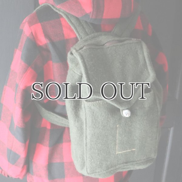 画像7: DEAD STOCK  / Slow Stone Wool remake backpack（ ウール リメイク バッグパック / フランス軍） (7)