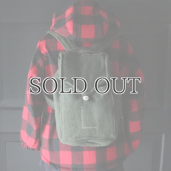 画像8: DEAD STOCK  / Slow Stone Wool remake backpack( ウール リメイク バッグパック / フランス軍) (8)