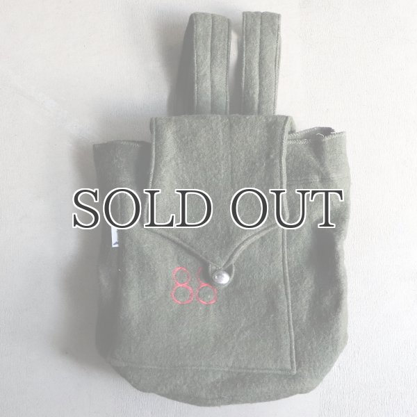 画像3: DEAD STOCK  / Slow Stone Wool remake backpack（ ウール リメイク バッグパック / フランス軍） (3)