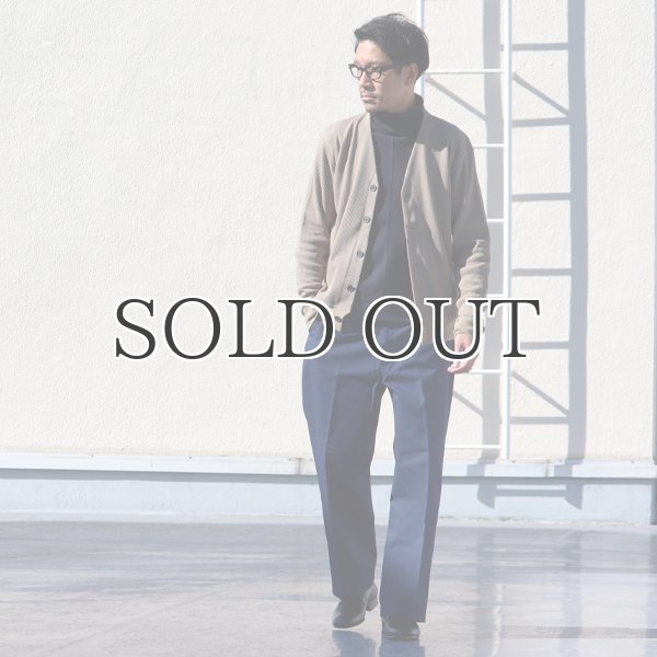 画像6: 度詰ワッフルモックVネック長袖カーディガン【MADE IN JAPAN】『日本製』/ Upscape Audience (6)