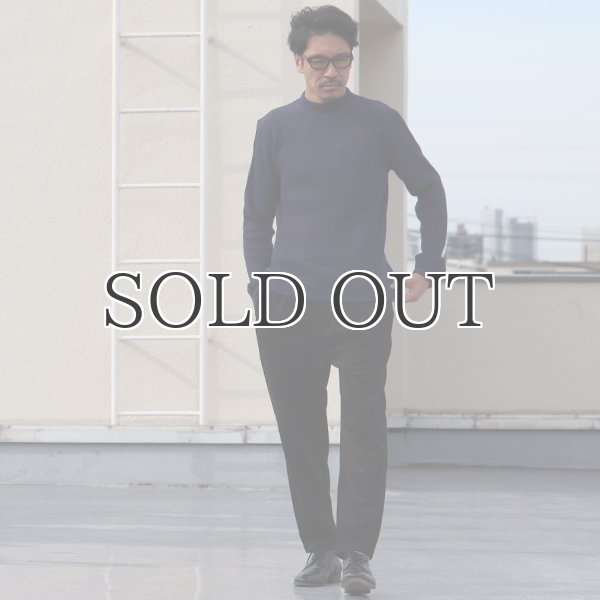 画像6: BIGワッフルモックネック長袖ニットソー【MADE IN JAPAN】『日本製』/ Upscape Audience (6)