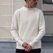 画像3: 【RE PRICE/価格改定】ビッグワッフルモックネック 指ぬきニット【MADE IN JAPAN】『日本製』 / Upscape Audience (3)