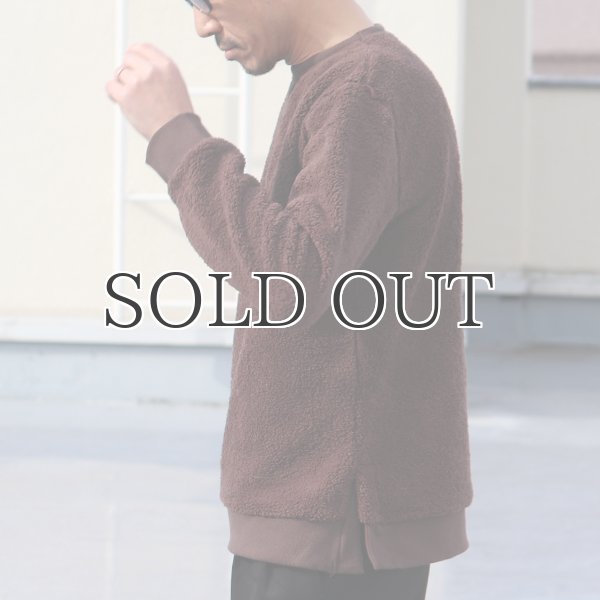 画像4: ソフトタッチボアフリース ガゼットC/N LS【MADE IN JAPAN】『日本製』/ Upscape Audience (4)