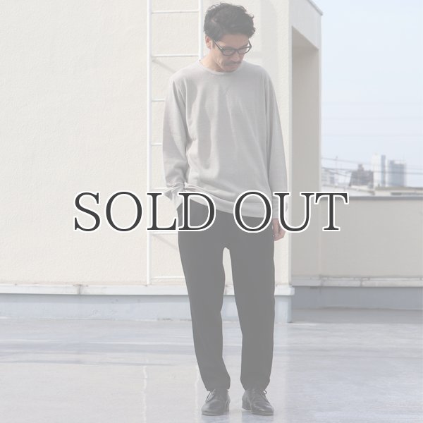 画像6: 9Gスパンニットソークルーネック長袖ガゼットスウェット【MADE IN JAPAN】『日本製』/ Upscape Audience (6)