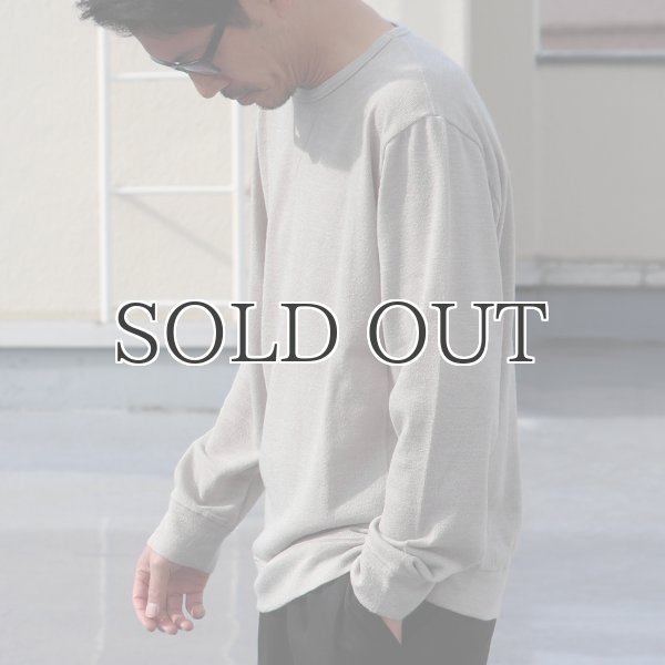 画像5: 9Gスパンニットソークルーネック長袖ガゼットスウェット【MADE IN JAPAN】『日本製』/ Upscape Audience (5)