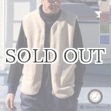 画像: ソフトタッチ ボアフリース Vネック ZIP ベスト【MADE IN JAPAN】『日本製』/ Upscape Audience