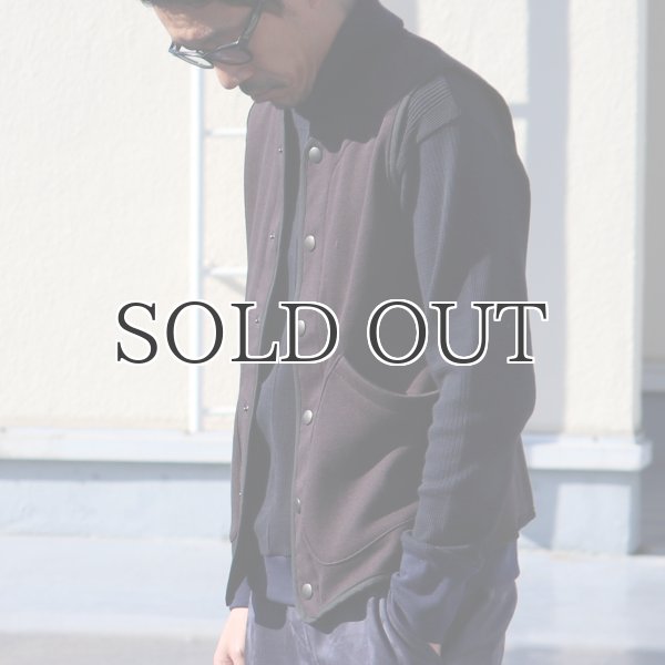 画像4: 【ボンバーヒート】爆暖TWEED スナップベスト『日本製』【MADE IN JAPAN】 / Upscape Audience (4)