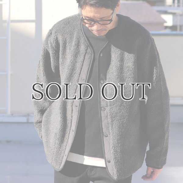 画像5: 【Lanificio Becagli（ベッカリー）】トスカーナボア スナップジャケット【MADE IN JAPAN】『日本製』/ Upscape Audience (5)