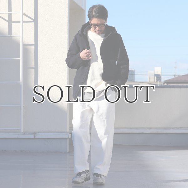 画像7: 840gピュアウールメルトンマウンテニアフードジャケット 【送料無料】 / Audience (7)