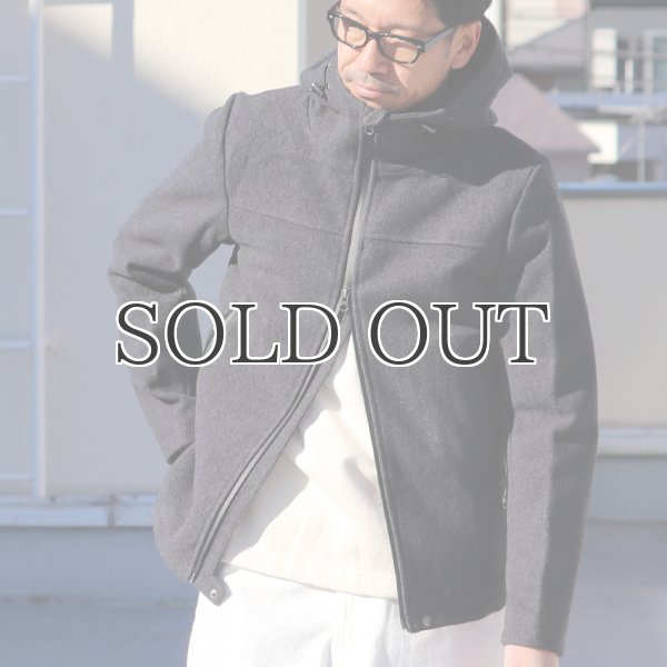 画像11: 840gピュアウールメルトンマウンテニアフードジャケット 【送料無料】 / Audience (11)