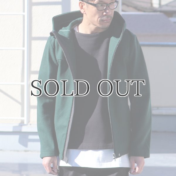 画像9: 840gピュアウールメルトンマウンテニアフードジャケット 【送料無料】 / Audience (9)