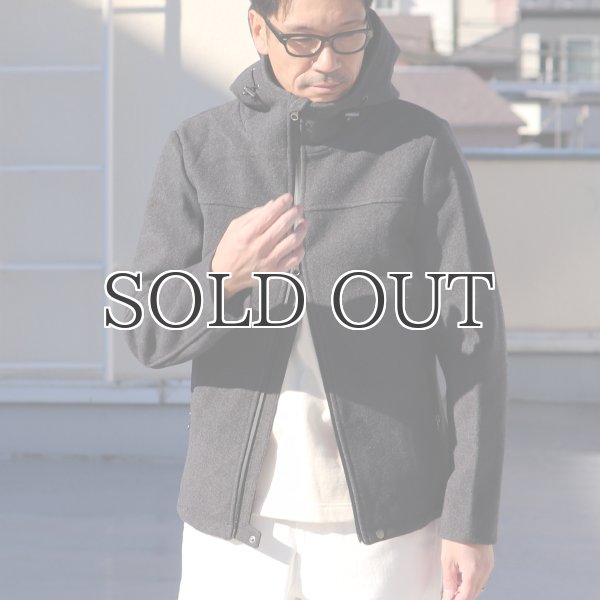 画像3: 840gピュアウールメルトンマウンテニアフードジャケット 【送料無料】 / Audience (3)