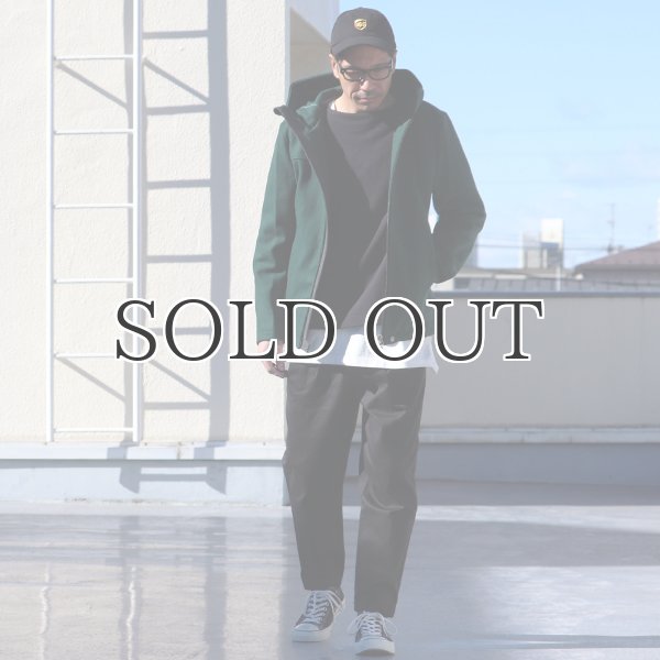 画像7: 840gピュアウールメルトンマウンテニアフードジャケット 【送料無料】 / Audience (7)