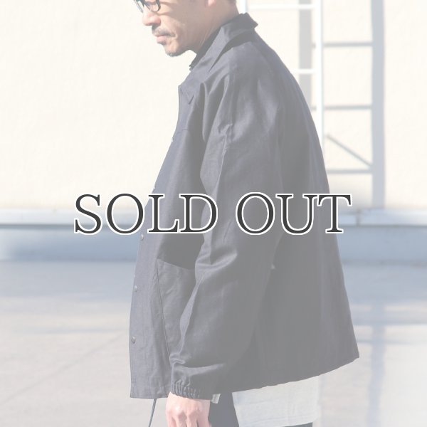 画像5: ヨコムラバックサテン アシンメトリーコーチジャケット 『日本製』/ Upscape Audience (5)