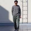 画像5: 吊り編み天竺ヘムラウンド 胸ポケ付き C/N L/S Tee【MADE IN TOKYO】『東京製』/ Upscape Audience (5)