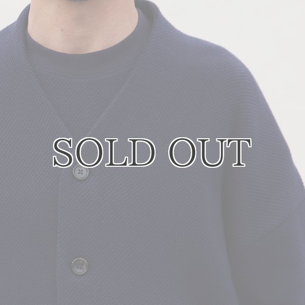 画像20: ローゲージストレッチ カノコダブルフェイス(15オンス)カーディガン【MADE IN JAPAN】『日本製』 / Upscape Audience (20)