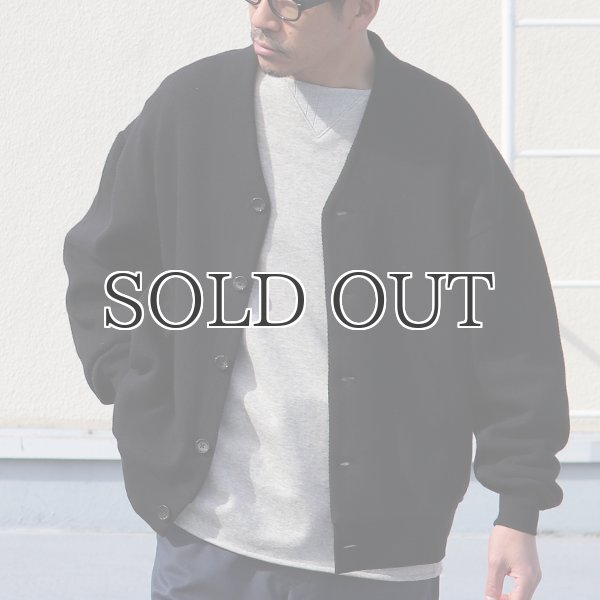 画像10: ローゲージストレッチ カノコダブルフェイス(15オンス)カーディガン【MADE IN JAPAN】『日本製』 / Upscape Audience (10)