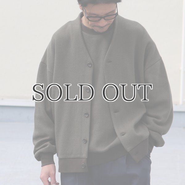 画像14: ローゲージストレッチ カノコダブルフェイス(15オンス)カーディガン【MADE IN JAPAN】『日本製』 / Upscape Audience (14)