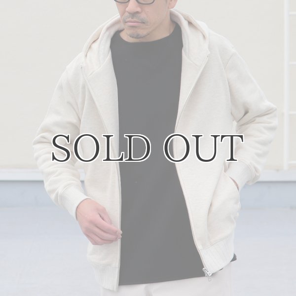 画像8: 30/8 吊り裏毛 スタンド フードZIPパーカー【MADE IN JAPAN】【送料無料】『日本製』 / Upscape Audience (8)